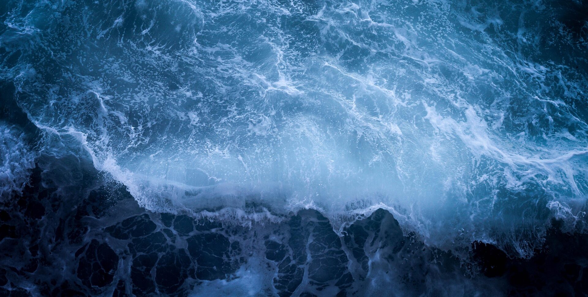 beautiful blue ocean waves